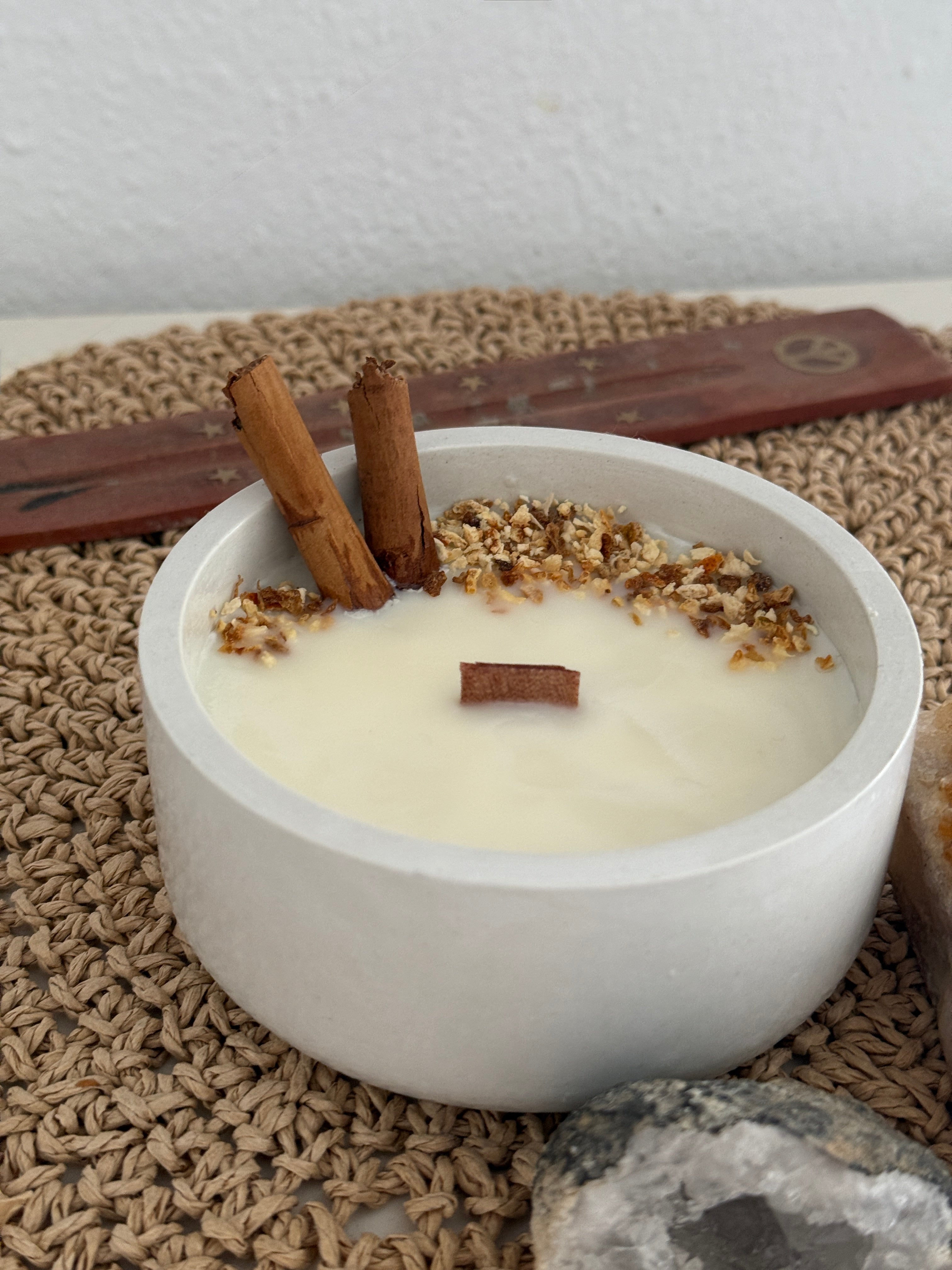 Hogar · Vela aromática Canela y Naranja