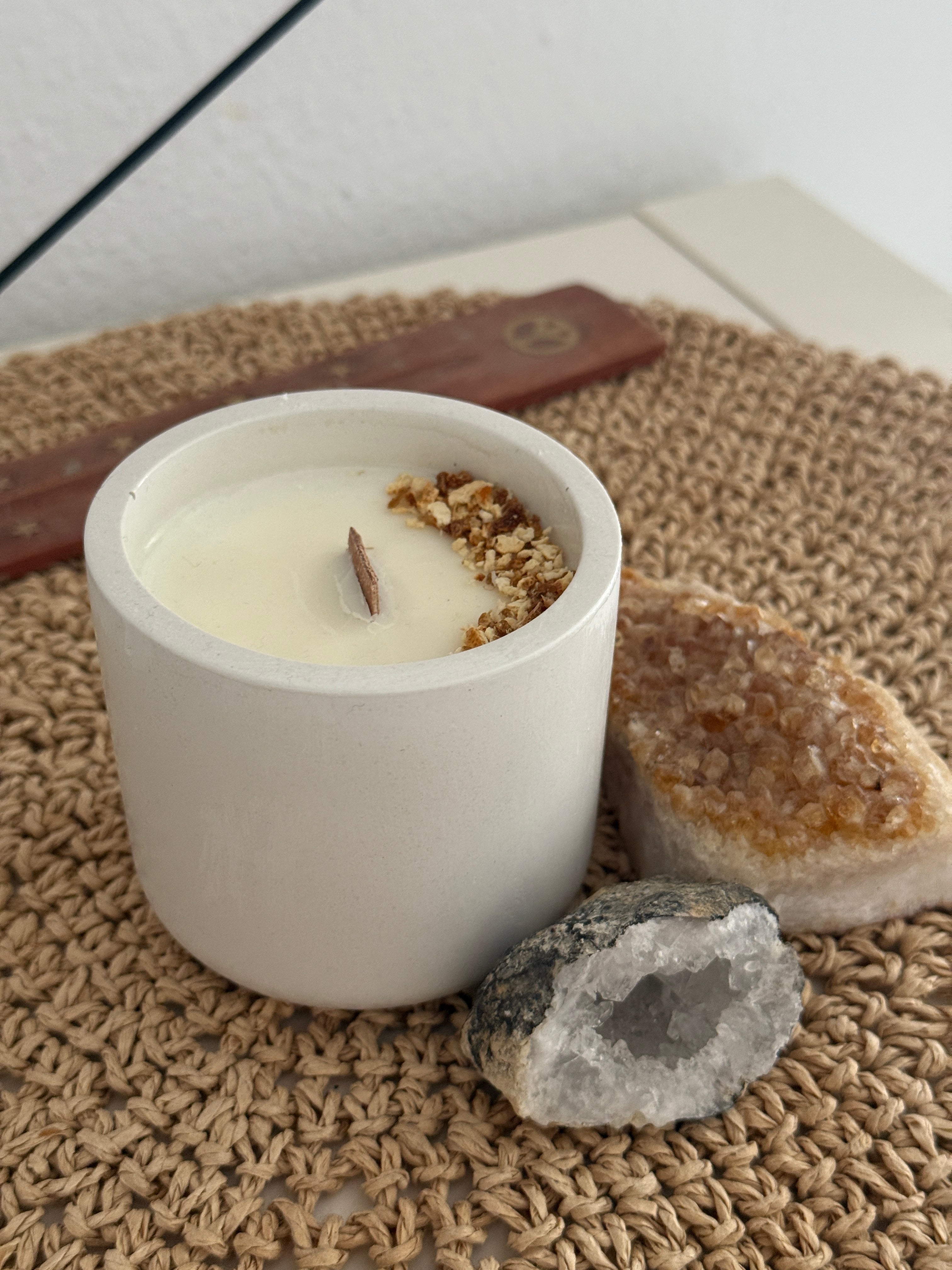 Refugio · Vela aromática Canela y Naranja