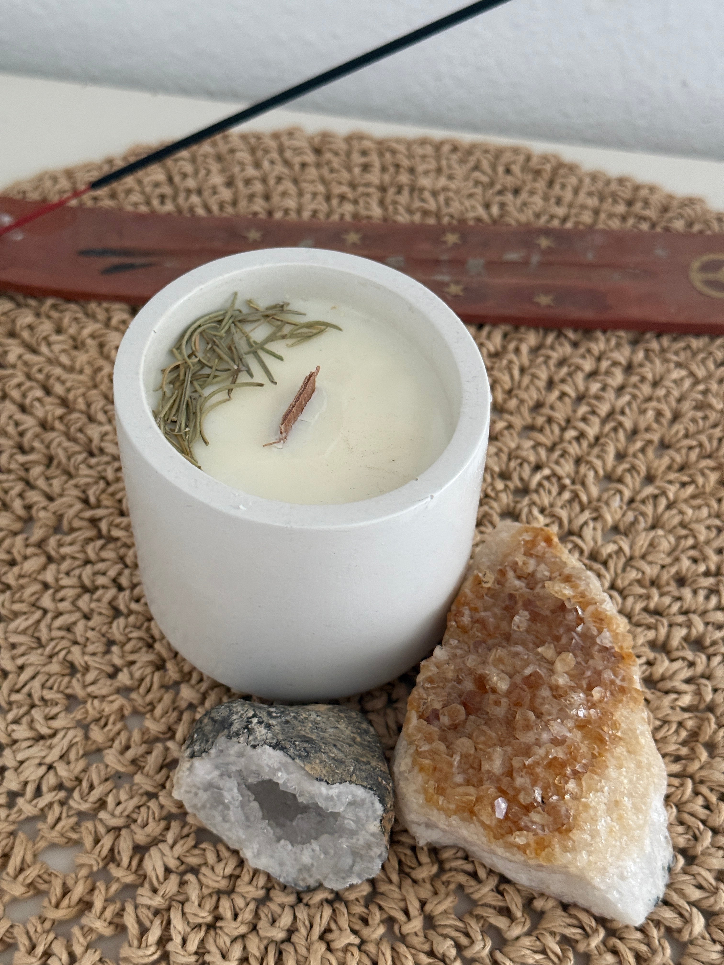 Refugio · Vela aromática de Vainilla